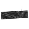 Savio KB-01 näppäimistö Home/Office USB QWERTY US Englanti musta