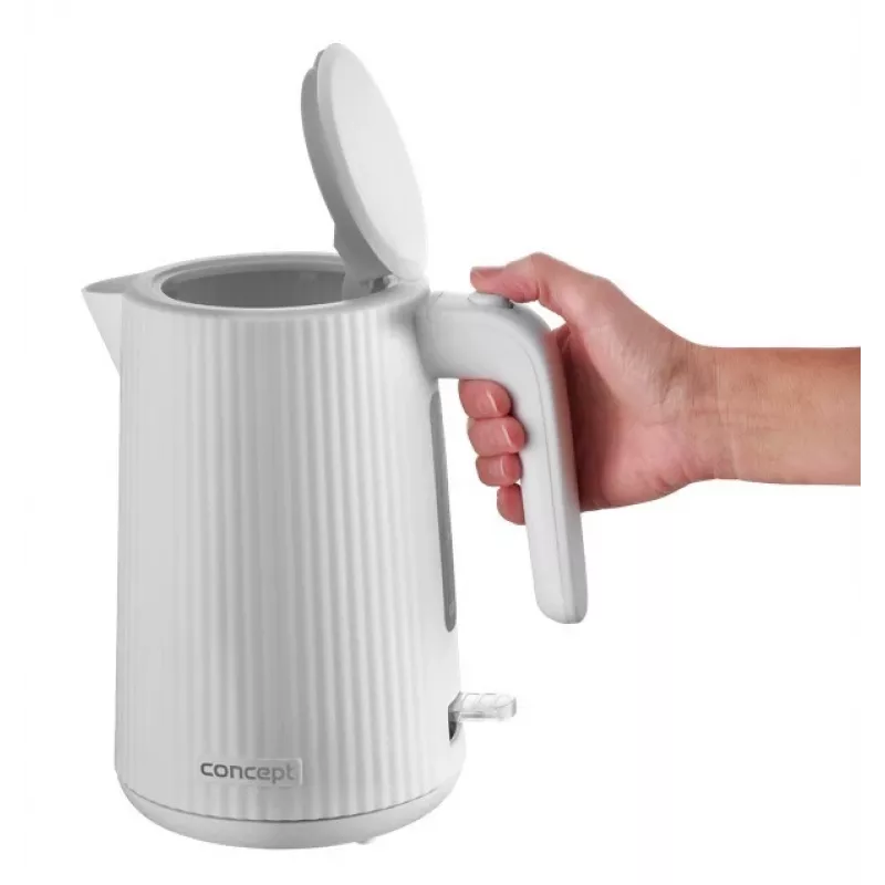 Vedenkeitin Concept Solution RK2390, muovikotelo, 1,7 L, valkoinen