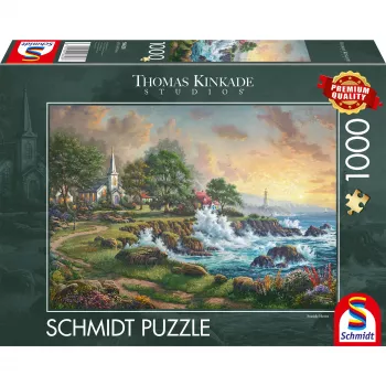 Thomas Kinkade Studios: Kleinod am Meer, palapeli 1000 palaa