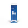 USB 2.0 -kaapeli SAVIO CL-168, USB A (uros) - USB C (uros), 3 m, valkoinen