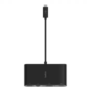 Belkin AVC005BTBK USB-keskitin USB 3.2 Gen 1 (3.1 Gen 1) Type-C musta