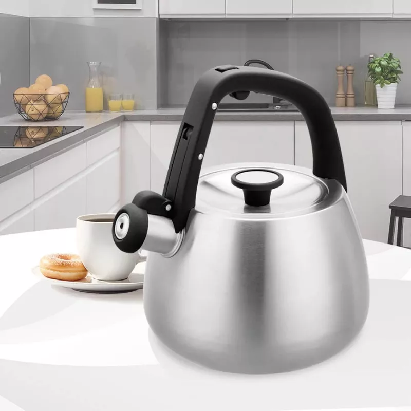 Maestro MR-1318 vedenkeitin liedelle 2,5 l, hopea, musta