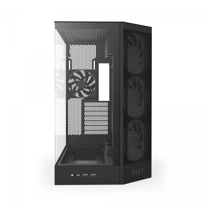 PC-kotelo NZXT H9 Flow RGB Midi Tower musta