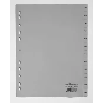 Kuukausivälilehti-indeksi Durable 6507-10