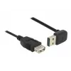 USB-kaapeli DeLOCK 1 m USB 2.0-A - USB 2.0-A musta