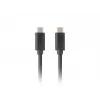 Kaapeli USB-C M/M 3.1 Gen 2 0,5 m 10 Gbit/s PD100W musta