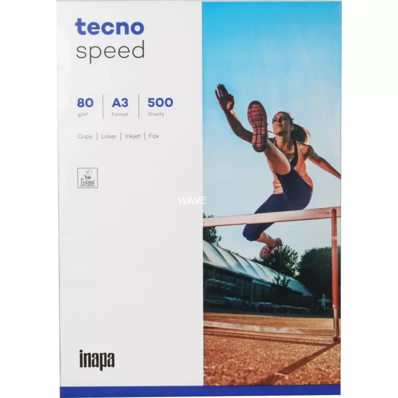 A3-tulostinpaperi inapa-tecno Tecno Speed 500 arkkia valkoinen