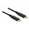 USB-kaapeli DeLOCK 85531 USB 3.2 Gen 2 1 m USB C musta