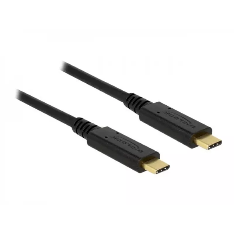 USB-kaapeli DeLOCK 85531 USB 3.2 Gen 2 1 m USB C musta