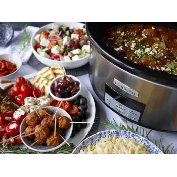 Hauteleke Crock-Pot CSC063X 7,5 L, 320 W, ruostumaton teräskotelo, irrotettava keraaminen astia