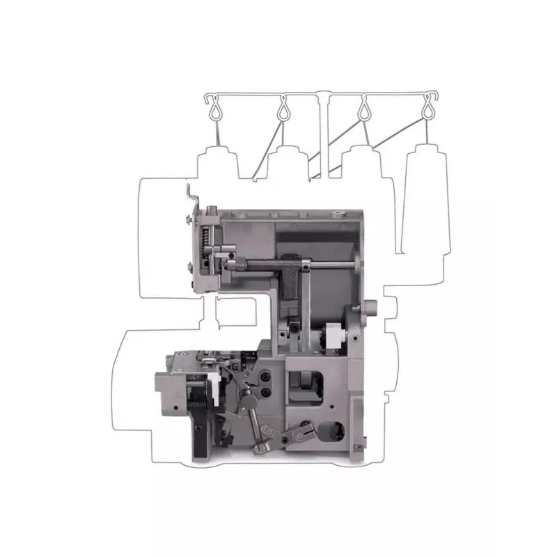 SINGER-ompelukone HD0405 sähköinen hopea Heavy-Duty