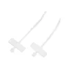 Kaapelikiinnike merkintäkentällä (vaaka) - pituus 100 mm - leveys 2,5 mm