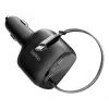 Belkin 75W 2-porttinen vetäytyvällä USB-C-kaapelilla auto - kaapeli (CCC001HQBK)