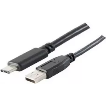 USB-kaapeli ShiverPeaks BS77143-1.0 USB 2.0 1 m USB-C USB-A musta