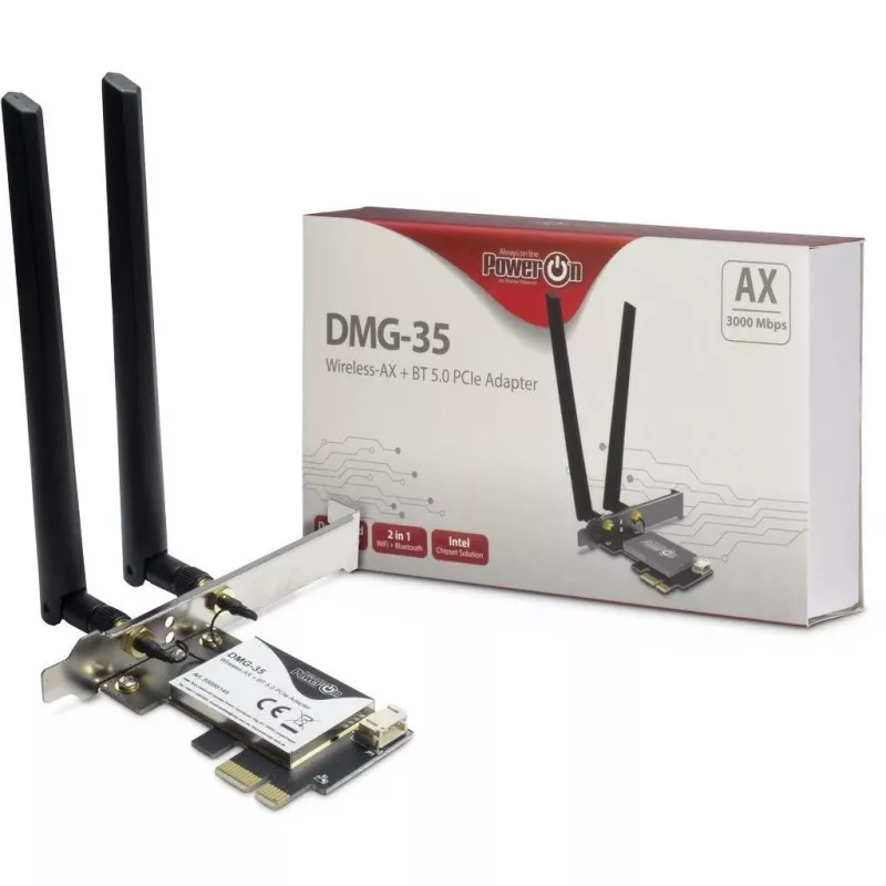 Inter-Tech DMG-35 WLAN / Bluetooth 3000 Mbit/s sisäinen (88888149)