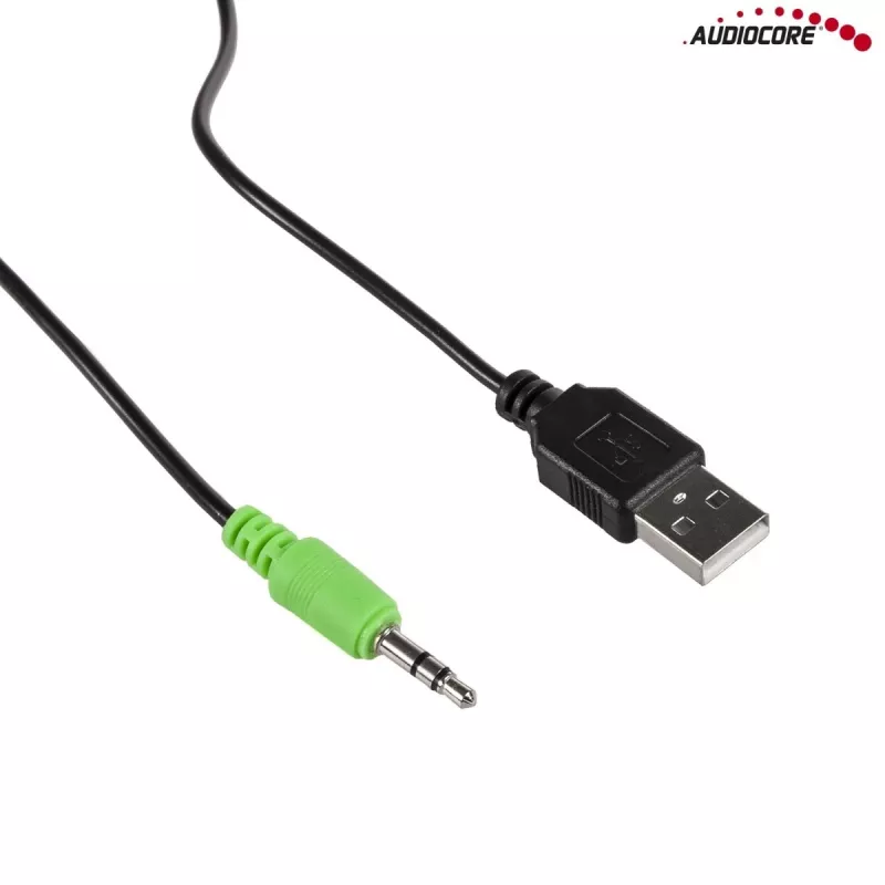 Audiocore AC805 stereokaiutin 2.0 PC 6W musta