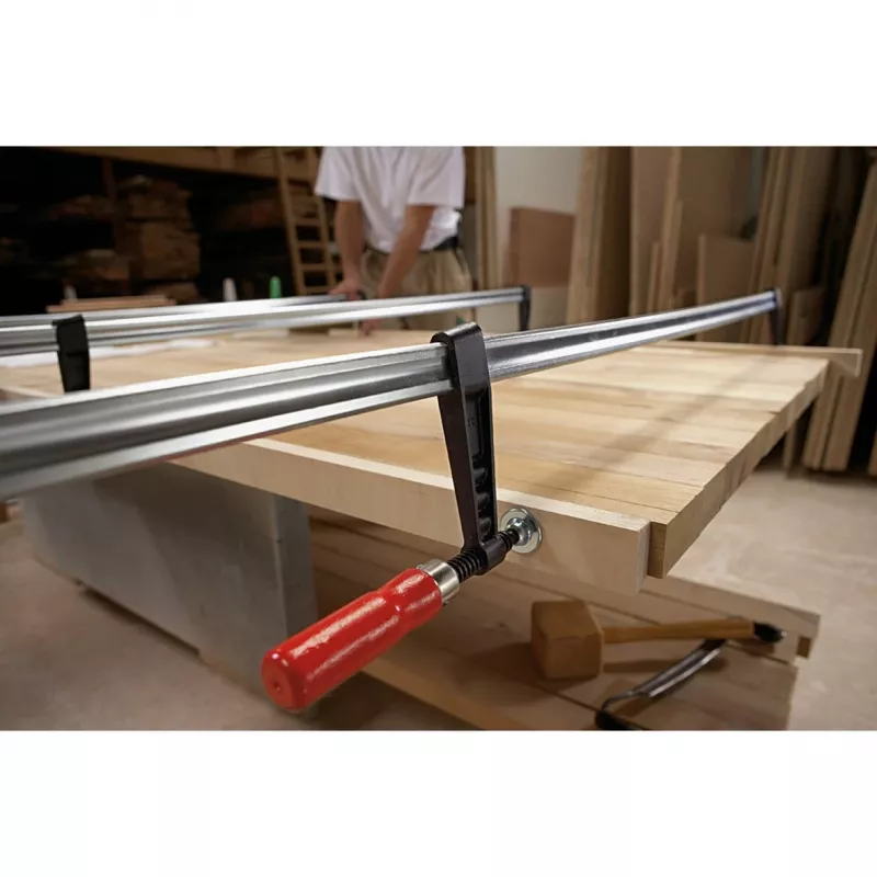 F-puristin Bessey TGK100-2K 100 cm alumiini musta punainen