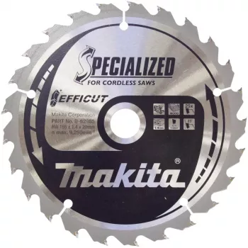Makita Special EFFICUT - pyörösahanterä - puulle - 165 mm - 25 hammasta (B-62985)