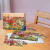 Ravensburger Feel Well & Puzzle - Blumenfenster, 100 palaa, taktiilisia elementtejä