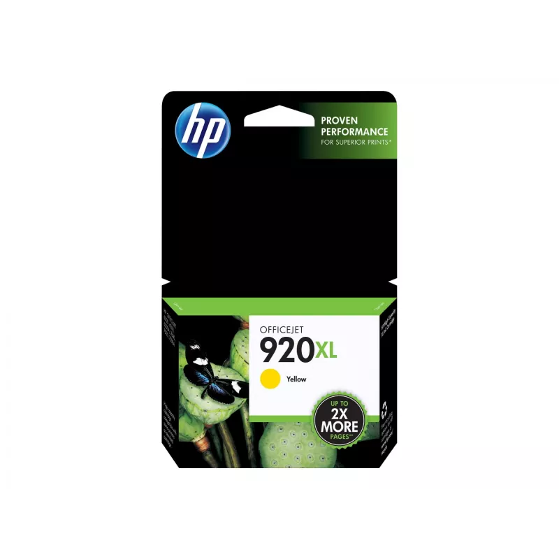 HP 920XL High Yield keltainen alkuperäinen mustepatruuna, keltainen, 1 kpl, 700 sivua