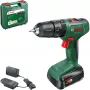 Akkuporavasara EasyImpact 18V-38 (vihreä/musta, litiumioniakku 2,0Ah, kantolaukku, POWER FOR ALL ALLIANCE)