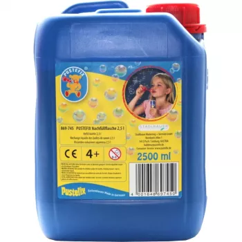 Täyttöpullo 2,5 litraa, saippuakuplat