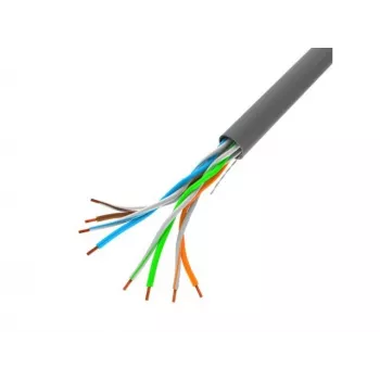 LAN-kaapeli UTP LANBERG LCU5-10CC-0100-S RJ45 100MB/S 100M harmaa