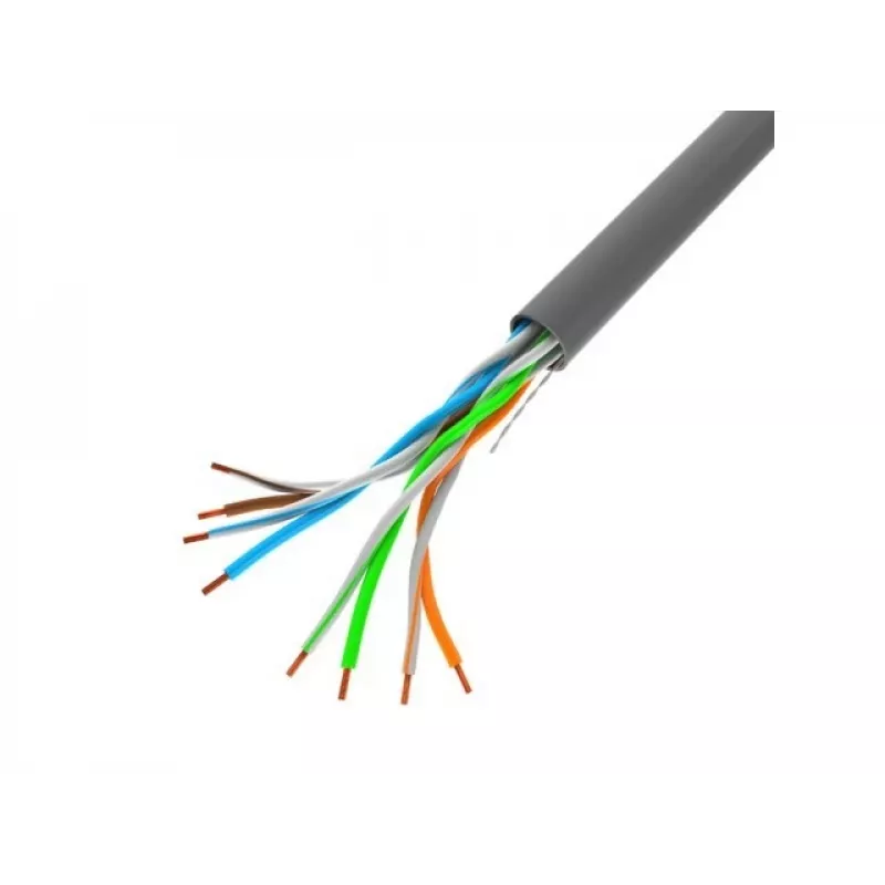 LAN-kaapeli UTP LANBERG LCU5-10CC-0100-S RJ45 100MB/S 100M harmaa