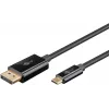 USB-C - DisplayPort -kaapeli GOOBAY 75704, 1 m, jopa 4K@60Hz