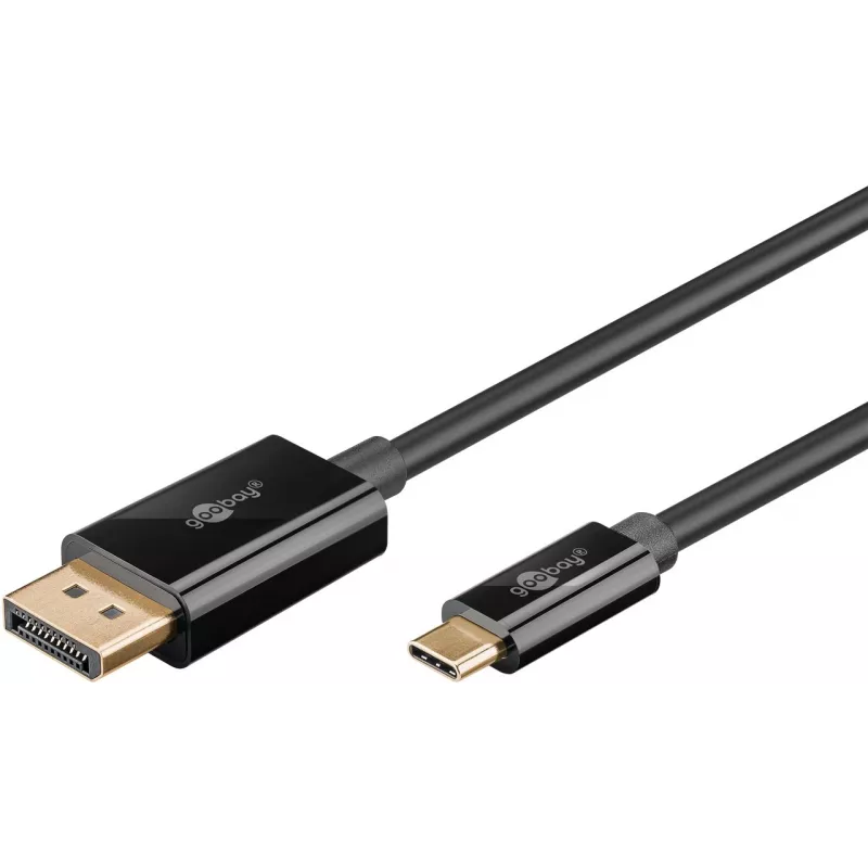 USB-C - DisplayPort -kaapeli GOOBAY 75704, 1 m, jopa 4K@60Hz