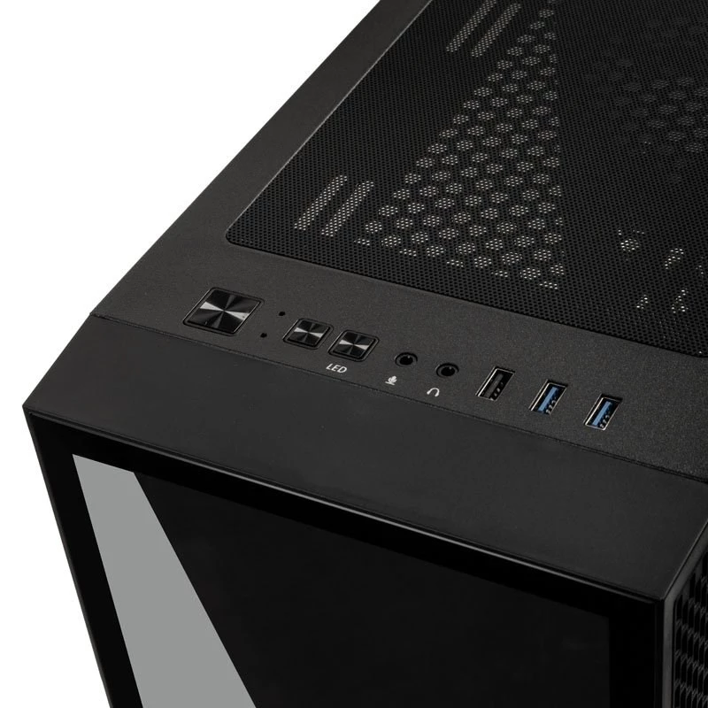 Kolink Void Rift ARGB Midi Tower - musta