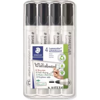 Whiteboard-tussi Staedtler 351WP4-9X musta 2,0 mm kärki