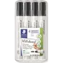 Whiteboard-tussi Staedtler 351WP4-9X musta 2,0 mm kärki