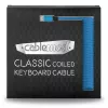 CableMod Classic kierrettävä näppäimistökaapeli CM-CKCA-MLB-KLB150KLB-R, Micro USB – USB-A, 150 cm, sininen (Spectrum Blue)