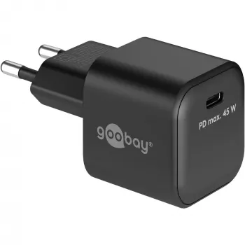 Goobay laturi 65331 sisäkäyttöön AC-pikalaturi musta USB Type-C
