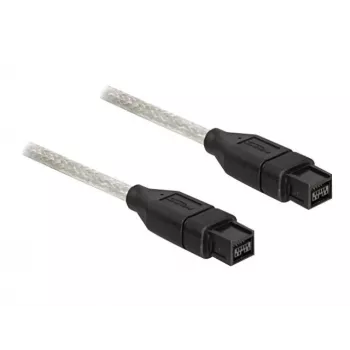 FireWire-kaapeli DeLOCK FireWire B/B 1,0 m harmaa