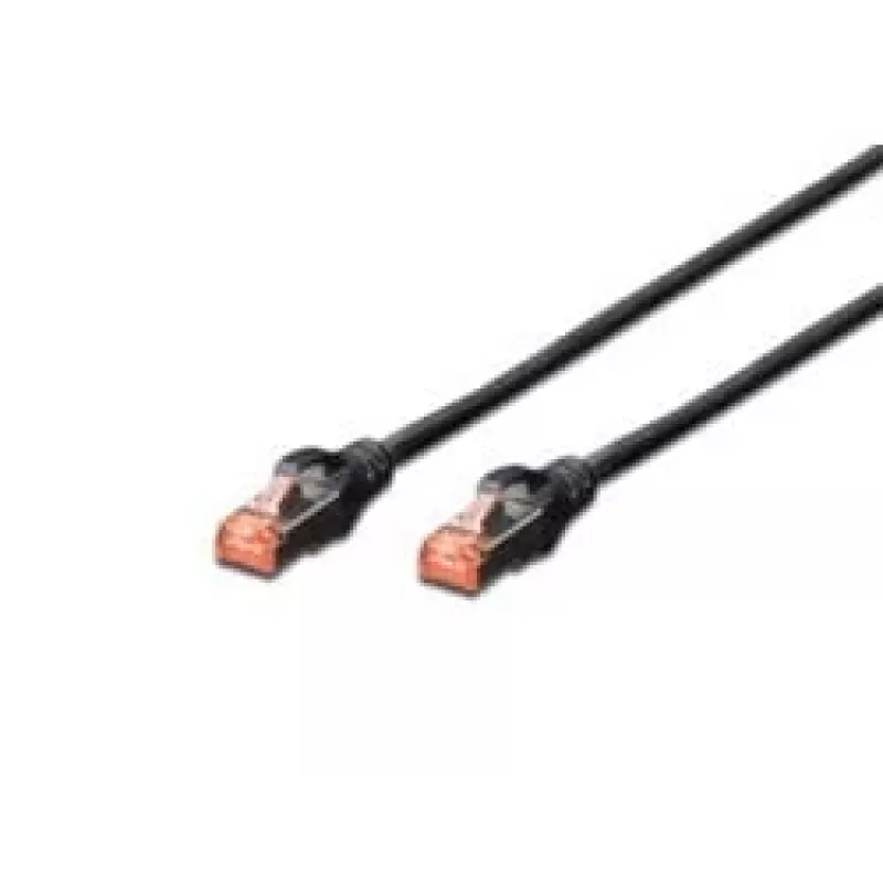 DIGITUS CAT6 S-FTP verkkokaapeli 2 m, 10 kpl musta (DK-1644-020-BL-10)