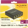 USB-keskitin DeLOCK 62966 musta