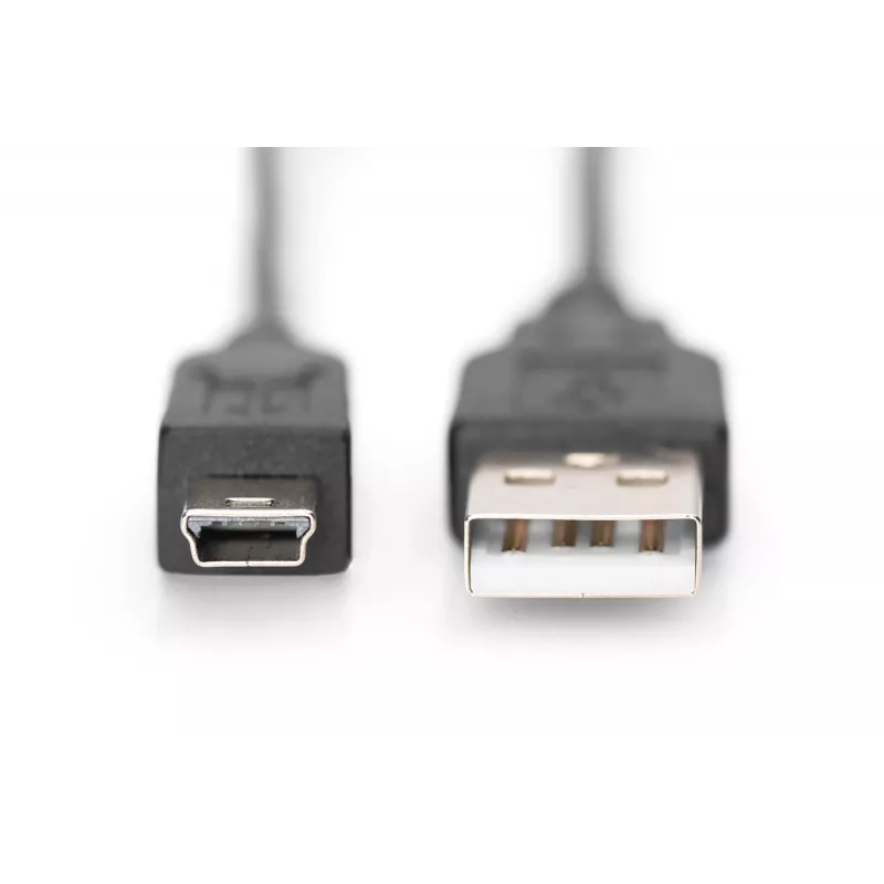 Liitäntäkaapeli USB A / Mini-USB B M/M 1 m musta
