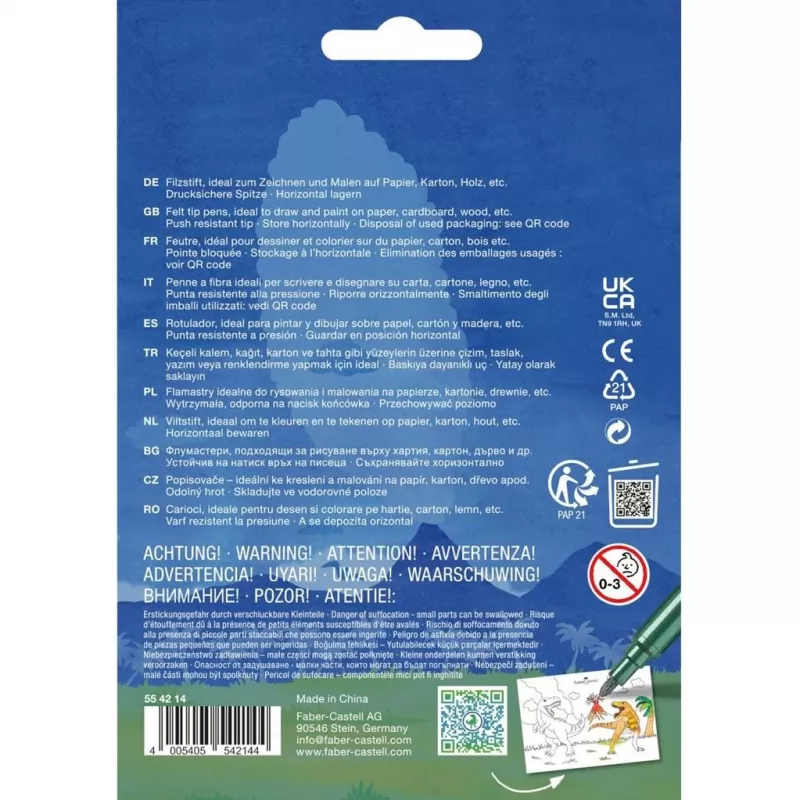 Huopakynät Faber-Castell 554214 monivärinen 13 kpl