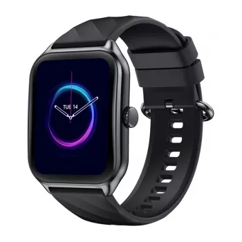 Älykello Zeblaze GTS 4 — 1,94 tuuman (4,93 cm) AMOLED, 466×466 px, kosketusnäyttö, Wi-Fi, silikoniranneke, musta