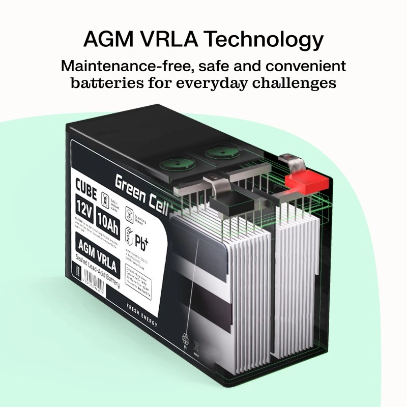 AGM VRLA -akku 6V 4,5Ah IP54