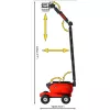 COBI Manitou 280 TJ -palikat 347 osaa 6 vuodesta