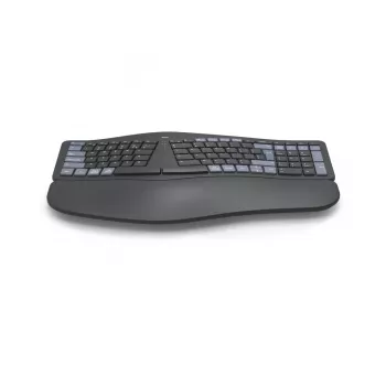 Langaton ergonominen näppäimistö HAMA WK-900 musta USB, kompakti asettelu, langaton yhteys