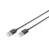 Assmann USB-liitäntäkaapeli, tyyppi A M/M, 3,0 m, USB 2.0 yhteensopiva, UL, musta (AK-300100-030-S)