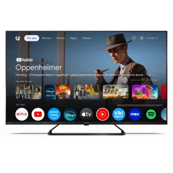 Sharp 43HP6265E TV Google UHD musta