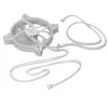 Kotelotuuletin MODECOM VOLCANO APEX 140 ARGB WHITE 140mm Reverse