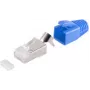 Kaapeliliitin RJ45 ShiverPeaks BS72067-B sininen