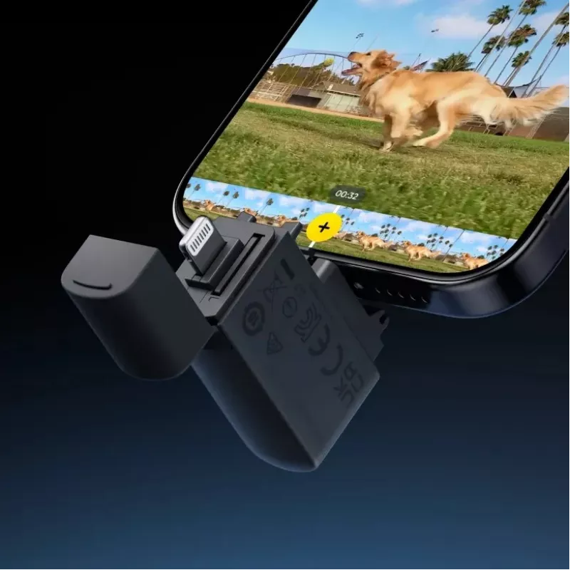 Kortinlukija Insta360 X4 Quick Reader USB Type-C Lightning musta