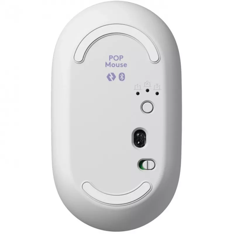 Logitech POP Icon Combo - näppäimistö- ja hiirisarja - langaton - Bluetooth LE - QWERTY - US International - lila, luonnonvalkoinen (920-013078)